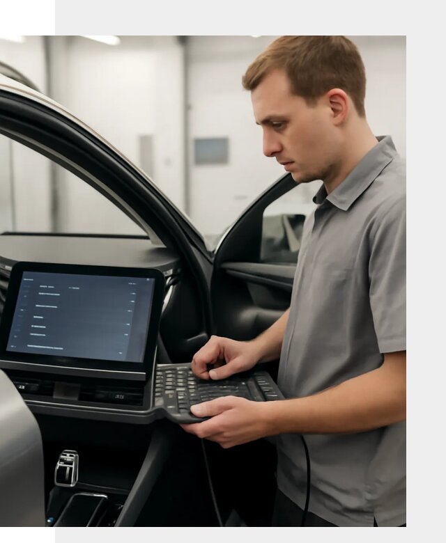 Русификация мультимедиа автомобилей Lynk Co в Магадане